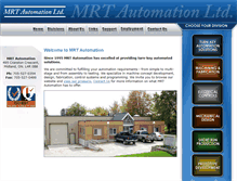Tablet Screenshot of mrtautomation.ca